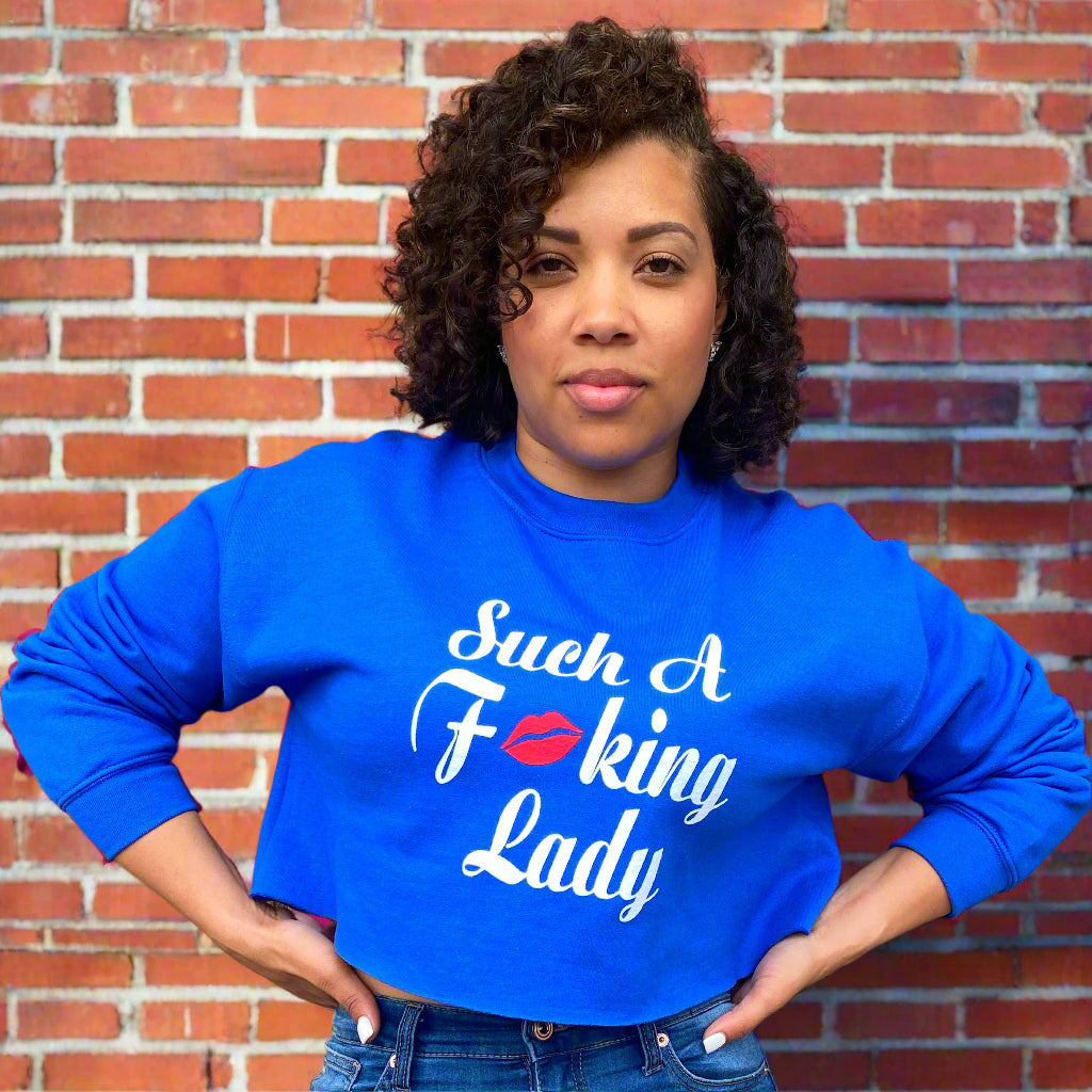 Such A Fucking Lady Crop - Red Lip – THEFRESHERBRAND