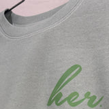 Her. Crop SweatSet