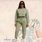 Her. Crop SweatSet
