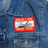 .her Nametag Denim Jacket