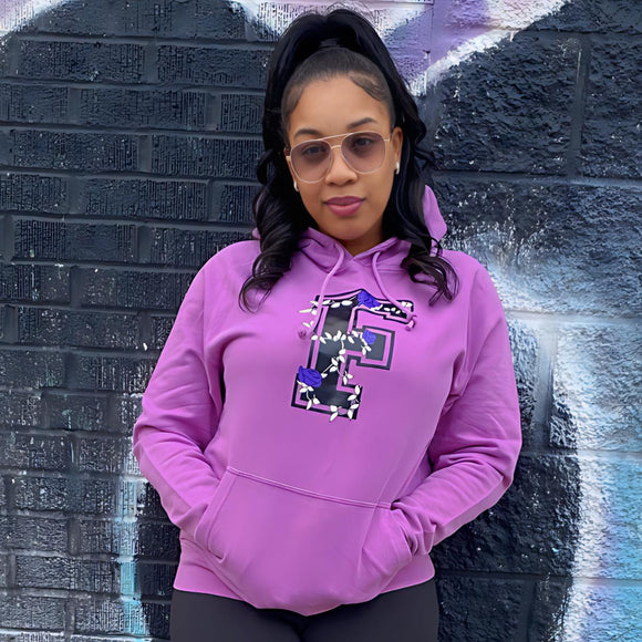 Fresher University Hoodie - Purple Rose