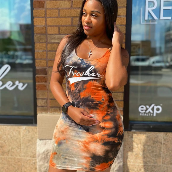 Fresher Bawdy Dress - Dusk