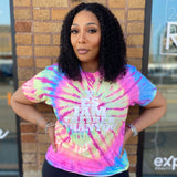 Fresher Than You Unisex Dye Tee - Sunset Fuschia