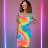 Fresher Bawdy Dress - Neon Glow