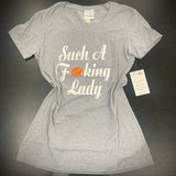 Such A Fucking Lady Tee - Orange Lip