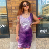 Fresher Bawdy Dress - Purple Reign