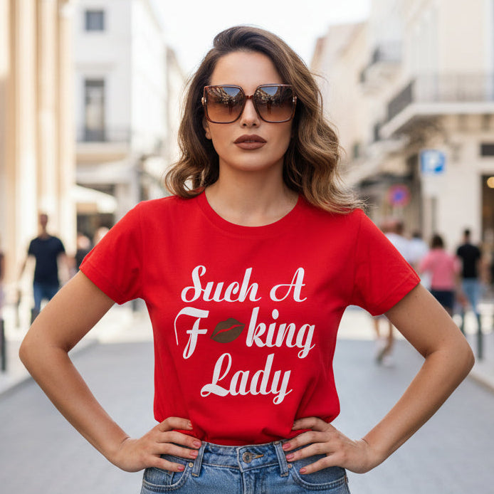 Such A Fucking Lady Tee - Brown Lip – THEFRESHERBRAND