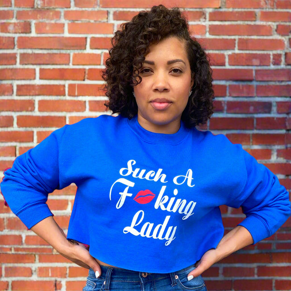 Such A Fucking Lady Crop - Red Lip – THEFRESHERBRAND