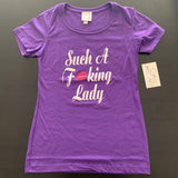 Such A Fucking Lady Tee - Pink Lip