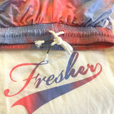 Fresher Signature Dye Short Set - Red/Blue